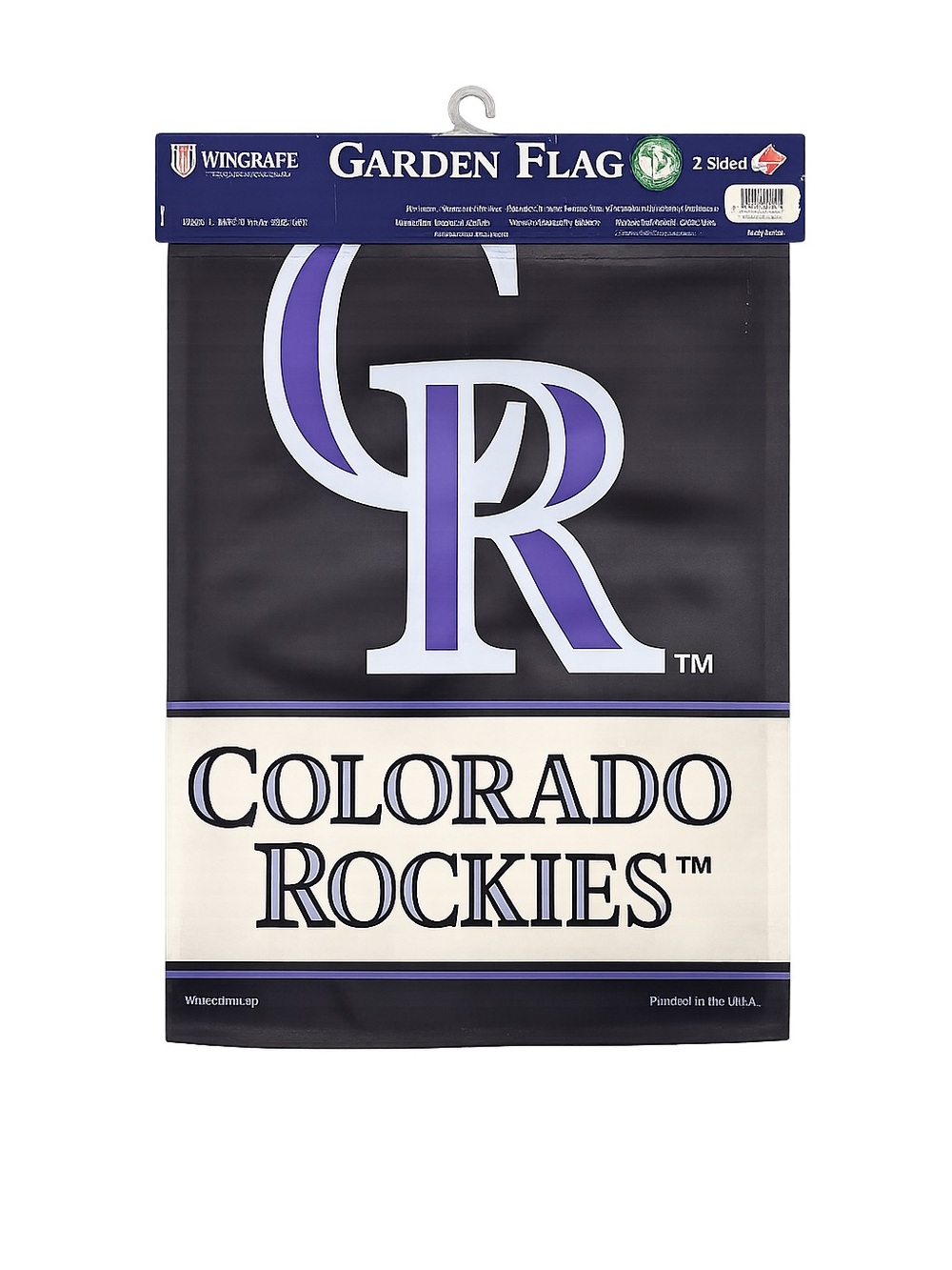 Colorado Rockies WinCraft 2-Sided Garden Flag 12.5” x 18” MLB NEW